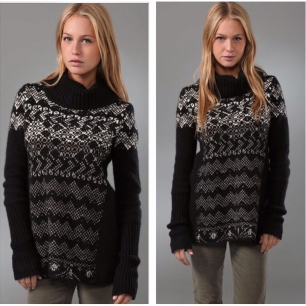 Free People Wool Blend Cowl Neck Sweater - Picture 2 of 8